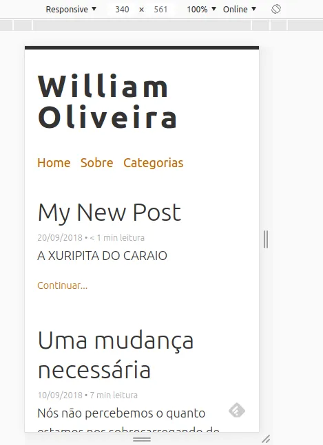 Codificando o novo tema